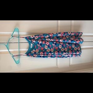 M/L boutique tropical print dress